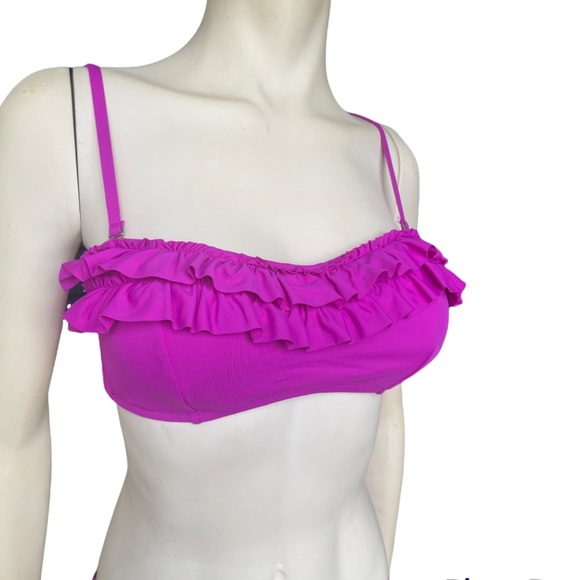 APT.9 Magenta Bandeau Swimsuit Bikini Top - Picture 3 of 8